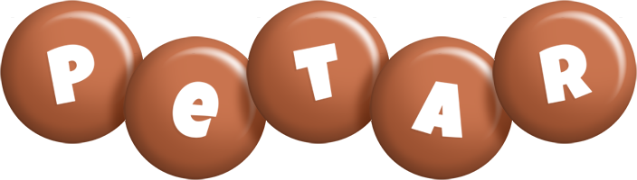 Petar candy-brown logo