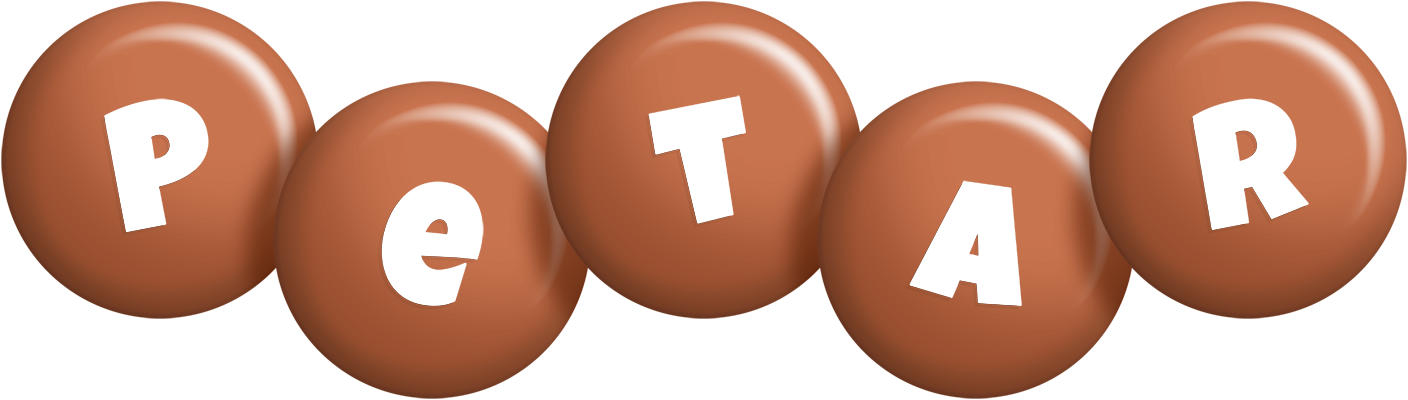 Petar candy-brown logo