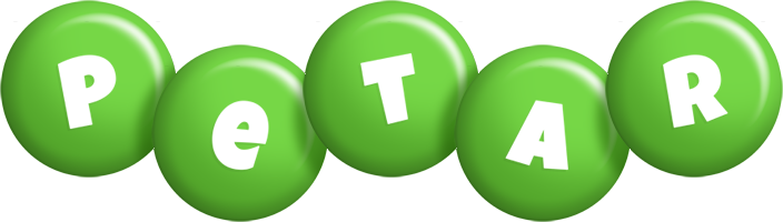Petar candy-green logo
