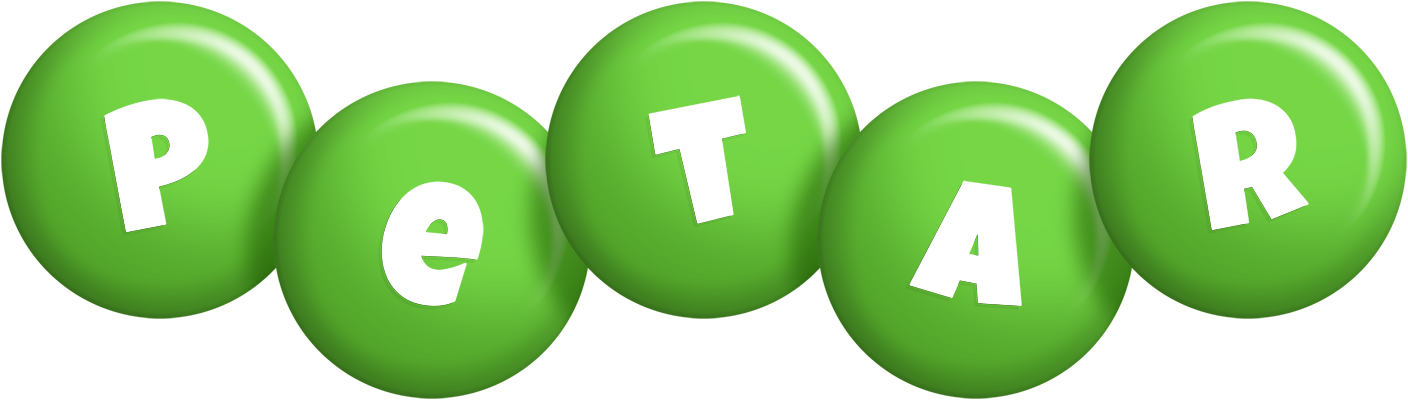 Petar candy-green logo