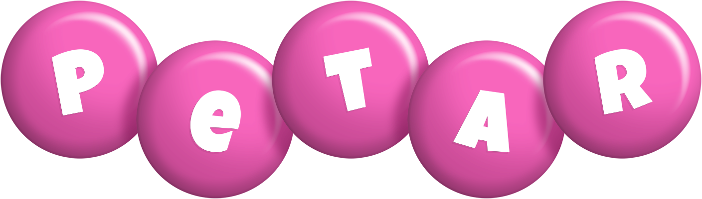 Petar candy-pink logo