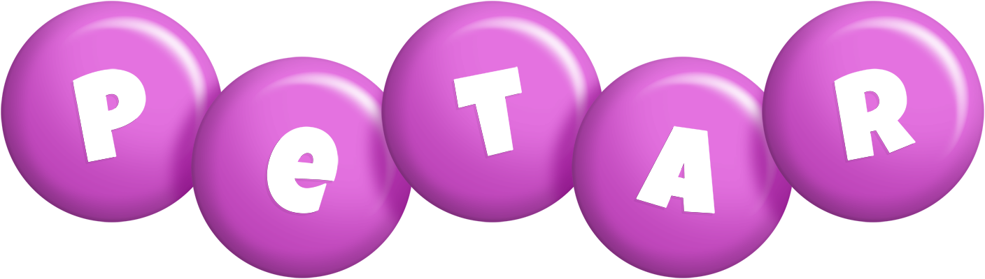Petar candy-purple logo