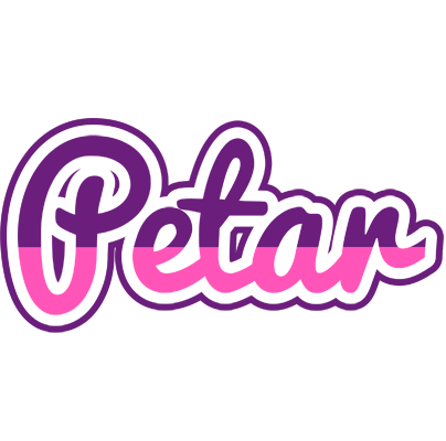 Petar cheerful logo