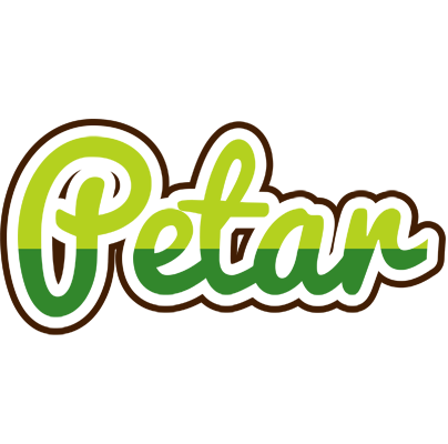 Petar golfing logo