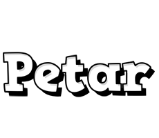 Petar snowing logo