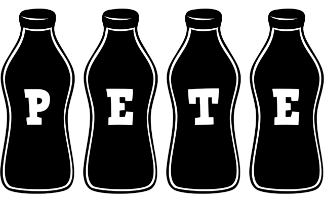 Pete bottle logo