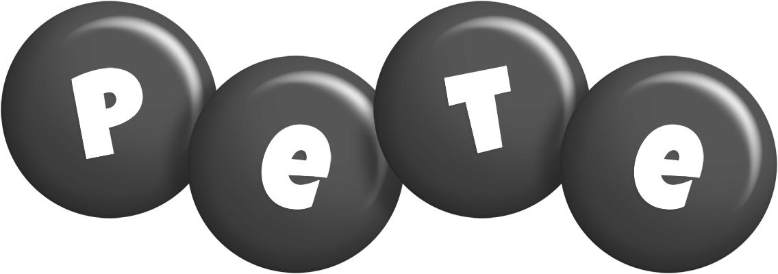 Pete candy-black logo