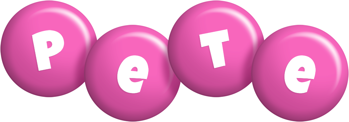 Pete candy-pink logo