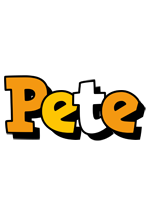 Pete cartoon logo