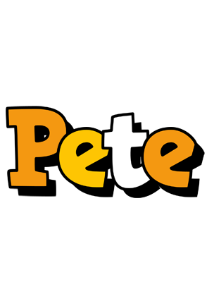 Pete cartoon logo