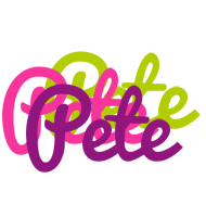 Pete flowers logo