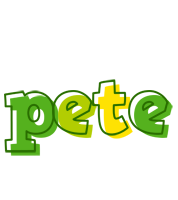 Pete juice logo