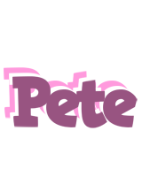 Pete relaxing logo