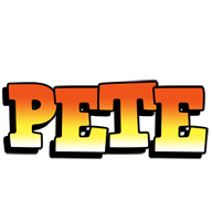 Pete sunset logo