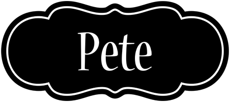 Pete welcome logo