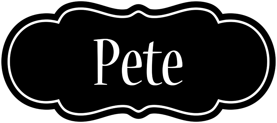 Pete welcome logo