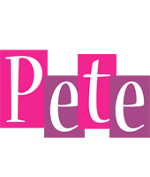 Pete whine logo