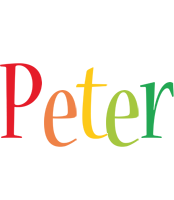 Peter birthday logo