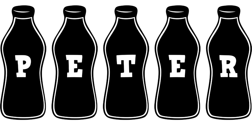 Peter bottle logo
