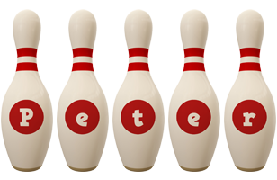 Peter bowling-pin logo