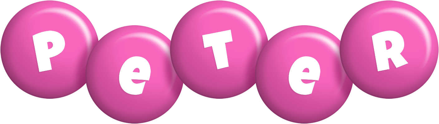Peter candy-pink logo