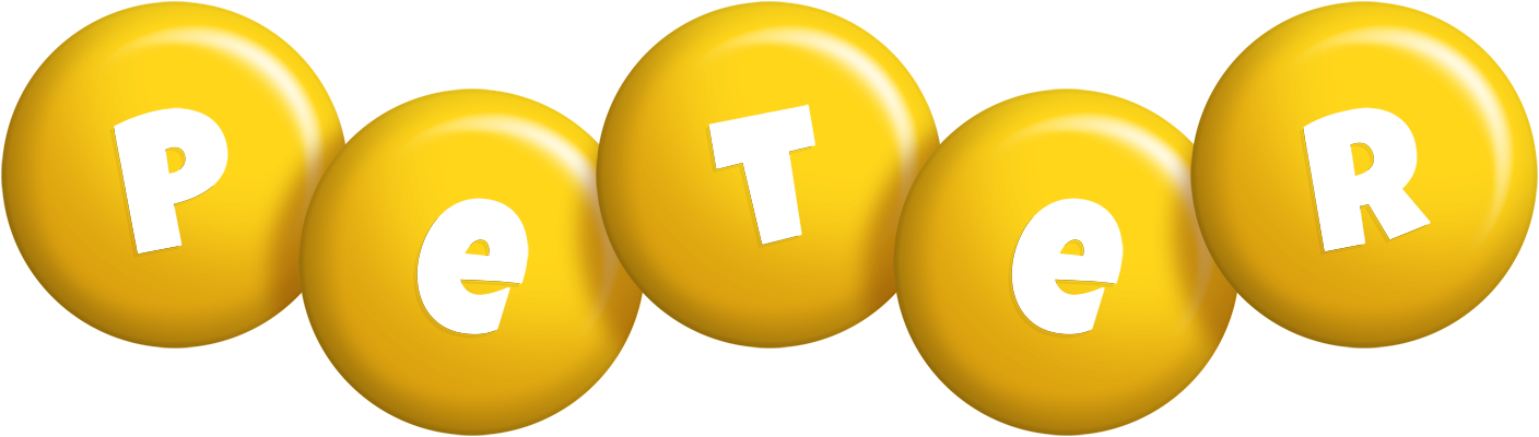 Peter candy-yellow logo