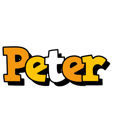 Peter cartoon logo