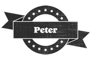 Peter grunge logo