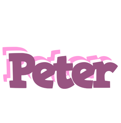 Peter relaxing logo