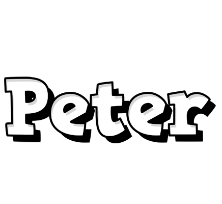 Peter snowing logo
