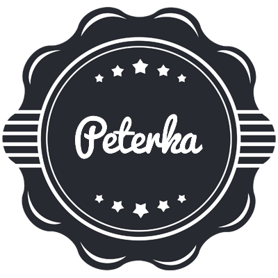 Peterka badge logo