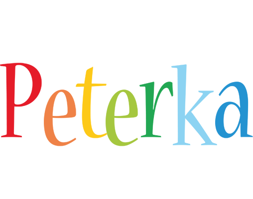 Peterka birthday logo