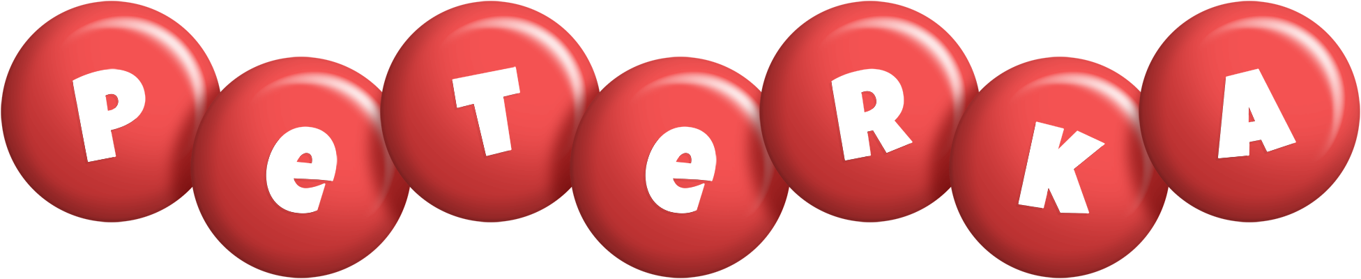 Peterka candy-red logo