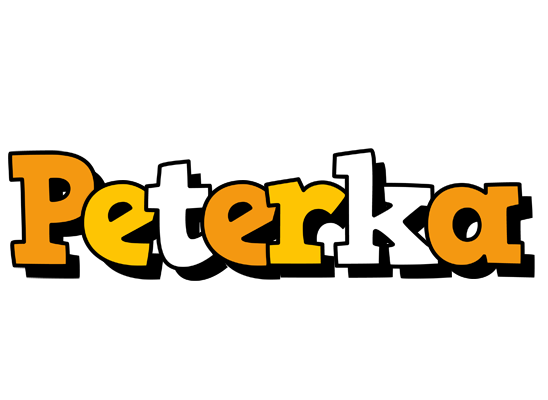 Peterka cartoon logo