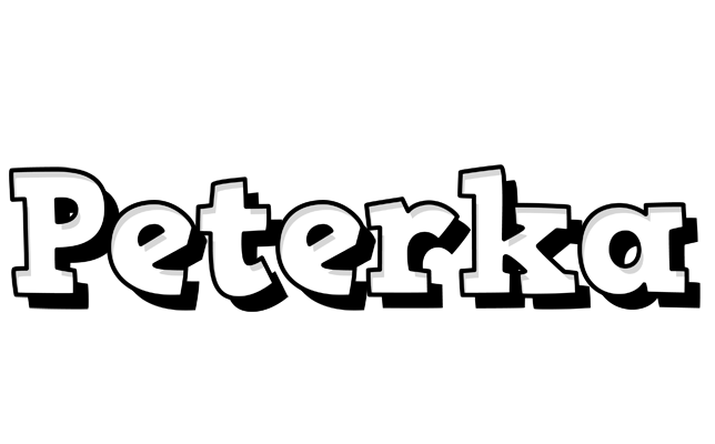 Peterka snowing logo