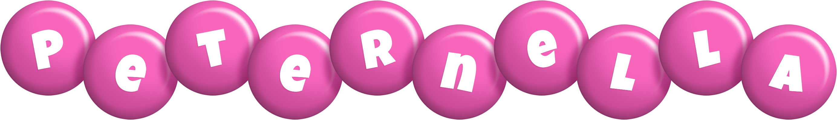 Peternella candy-pink logo