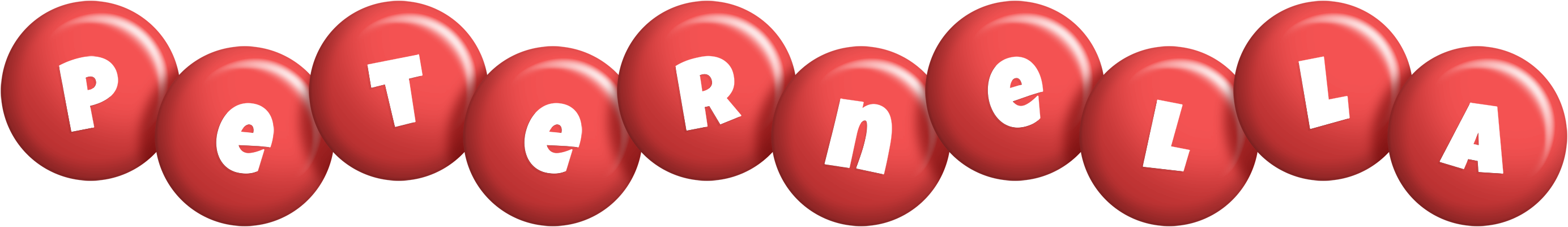 Peternella candy-red logo