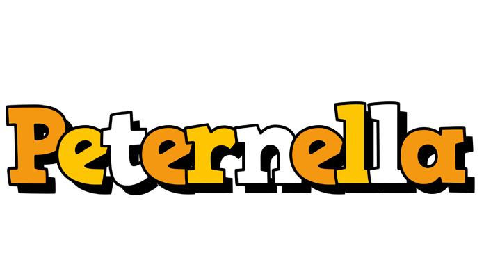 Peternella cartoon logo