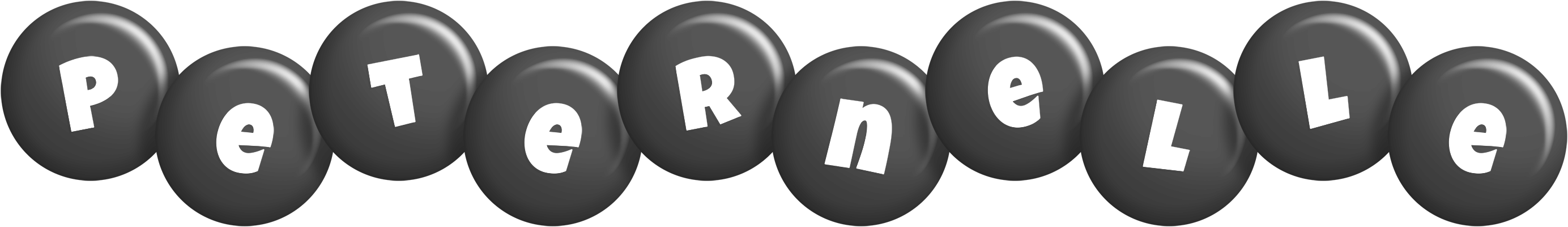 Peternelle candy-black logo