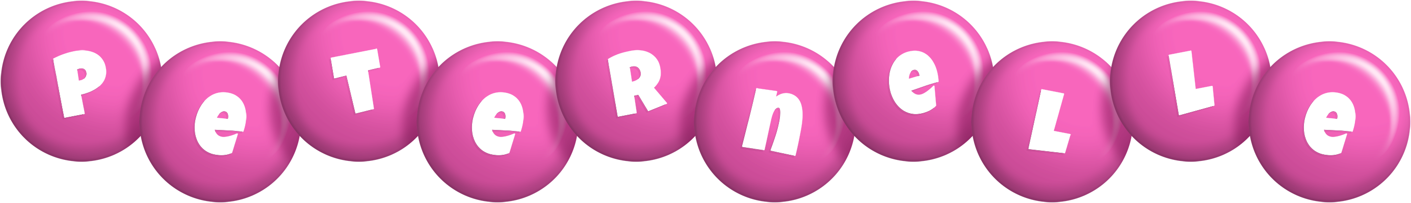 Peternelle candy-pink logo