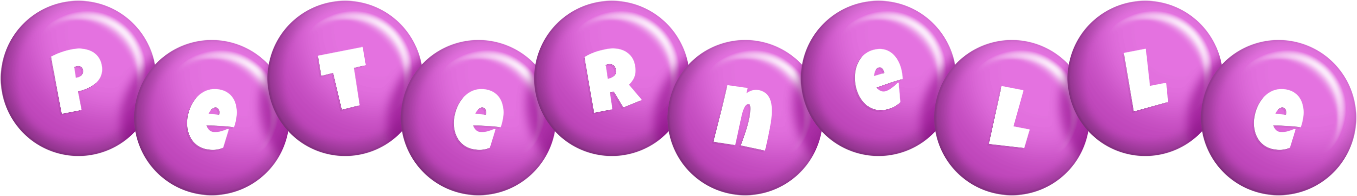 Peternelle candy-purple logo