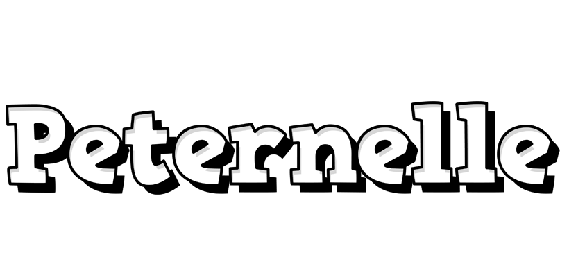 Peternelle snowing logo