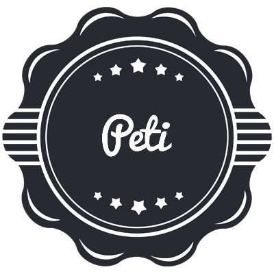 Peti badge logo