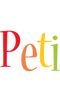 Peti birthday logo