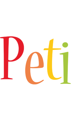 Peti birthday logo