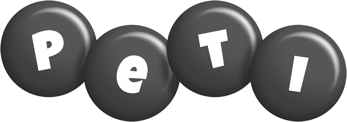 Peti candy-black logo