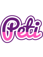 Peti cheerful logo