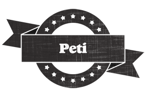 Peti grunge logo