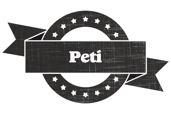 Peti grunge logo