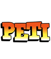 Peti sunset logo